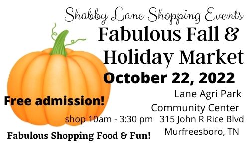 Fabulous Fall and Holiday Shopping October registration