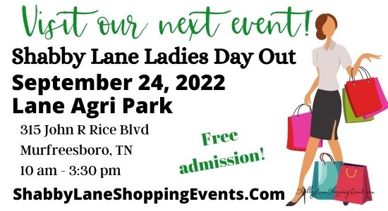 Shabby Lane Ladies Day Out September 24 registration